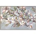 Picture of Pink Mangnolias Branch II _GroupedProduct_Rectangle_Landscape_Canvas_Framed_