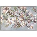 Picture of Pink Mangnolias Branch II _GroupedProduct_Rectangle_Landscape_Canvas_Framed_