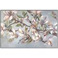 Picture of Pink Mangnolias Branch II _GroupedProduct_Rectangle_Landscape_Canvas_Framed_