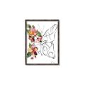 Picture of Floral Butterfly I _GroupedProduct_Rectangle_Portrait_Canvas_Framed_
