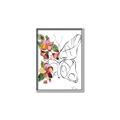 Picture of Floral Butterfly I _GroupedProduct_Rectangle_Portrait_Canvas_Framed_