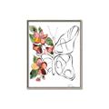 Picture of Floral Butterfly I _GroupedProduct_Rectangle_Portrait_Canvas_Framed_