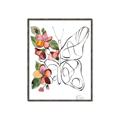 Picture of Floral Butterfly I _GroupedProduct_Rectangle_Portrait_Canvas_Framed_