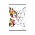 Picture of Floral Butterfly I _GroupedProduct_Rectangle_Portrait_Canvas_Framed_