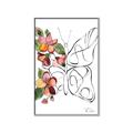 Picture of Floral Butterfly I _GroupedProduct_Rectangle_Portrait_Canvas_Framed_