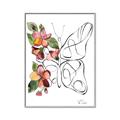 Picture of Floral Butterfly I _GroupedProduct_Rectangle_Portrait_Canvas_Framed_