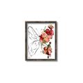 Picture of Floral Butterfly II _GroupedProduct_Rectangle_Portrait_Canvas_Framed_