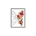Picture of Floral Butterfly II _GroupedProduct_Rectangle_Portrait_Canvas_Framed_