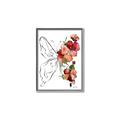 Picture of Floral Butterfly II _GroupedProduct_Rectangle_Portrait_Canvas_Framed_