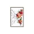 Picture of Floral Butterfly II _GroupedProduct_Rectangle_Portrait_Canvas_Framed_