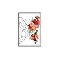 Picture of Floral Butterfly II _GroupedProduct_Rectangle_Portrait_Canvas_Framed_