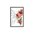 Picture of Floral Butterfly II _GroupedProduct_Rectangle_Portrait_Canvas_Framed_