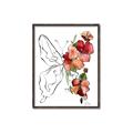 Picture of Floral Butterfly II _GroupedProduct_Rectangle_Portrait_Canvas_Framed_