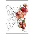 Picture of Floral Butterfly II _GroupedProduct_Rectangle_Portrait_Canvas_Framed_