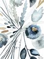 Picture of Dainty Bloom Gray I  _GroupedProduct_Rectangle_Portrait_Unframed_Print_Only_