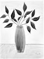 Picture of Black Vase Botanical I _GroupedProduct_Rectangle_Portrait_Unframed_Print_Only_