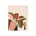 Picture of Color Block Leaves IV _GroupedProduct_Rectangle_Portrait_Unframed_Print_Only_