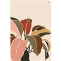 Picture of Color Block Leaves IV _GroupedProduct_Rectangle_Portrait_Unframed_Print_Only_