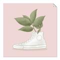 Picture of Plant Shoe Pink _GroupedProduct_Square_Unframed_Print_Only_
