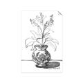 Picture of Hand Drawn Vase _GroupedProduct_Rectangle_Portrait_Unframed_Print_Only_