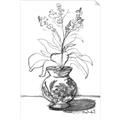 Picture of Hand Drawn Vase _GroupedProduct_Rectangle_Portrait_Unframed_Print_Only_