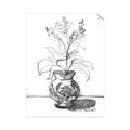 Picture of Hand Drawn Vase _GroupedProduct_Rectangle_Portrait_Unframed_Print_Only_