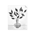 Picture of Black Vase Botanical II _GroupedProduct_Rectangle_Portrait_Unframed_Print_Only_