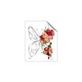 Picture of Floral Butterfly II _GroupedProduct_Rectangle_Portrait_Unframed_Print_Only_