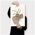 Picture of Mid Century Botanical II _GroupedProduct_Rectangle_Portrait_Canvas_