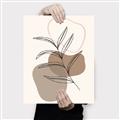 Picture of Mid Century Botanical II _GroupedProduct_Rectangle_Portrait_Canvas_