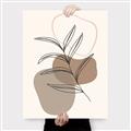 Picture of Mid Century Botanical II _GroupedProduct_Rectangle_Portrait_Canvas_