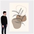 Picture of Mid Century Botanical II _GroupedProduct_Rectangle_Portrait_Canvas_
