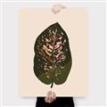 Picture of Color Block Leaves I  _GroupedProduct_Rectangle_Portrait_Canvas_