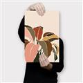 Picture of Color Block Leaves IV _GroupedProduct_Rectangle_Portrait_Canvas_