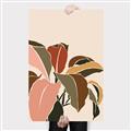 Picture of Color Block Leaves IV _GroupedProduct_Rectangle_Portrait_Canvas_
