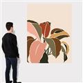 Picture of Color Block Leaves IV _GroupedProduct_Rectangle_Portrait_Canvas_