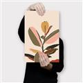 Picture of Color Block Leaves VI _GroupedProduct_Rectangle_Portrait_Canvas_