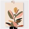 Picture of Color Block Leaves VI _GroupedProduct_Rectangle_Portrait_Canvas_