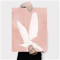 Picture of Pink Palm II _GroupedProduct_Rectangle_Portrait_Canvas_