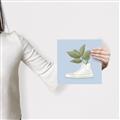 Picture of Plant Shoe Blue I _GroupedProduct_Square_Canvas_