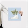 Picture of Plant Shoe Blue I _GroupedProduct_Square_Canvas_
