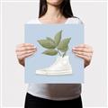 Picture of Plant Shoe Blue I _GroupedProduct_Square_Canvas_