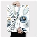 Picture of Dainty Bloom Gray I  _GroupedProduct_Rectangle_Portrait_Canvas_
