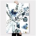 Picture of Dainty Bloom Gray II  _GroupedProduct_Rectangle_Portrait_Canvas_
