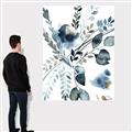 Picture of Dainty Bloom Gray II  _GroupedProduct_Rectangle_Portrait_Canvas_