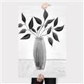 Picture of Black Vase Botanical I _GroupedProduct_Rectangle_Portrait_Canvas_