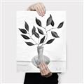 Picture of Black Vase Botanical II _GroupedProduct_Rectangle_Portrait_Canvas_