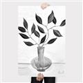 Picture of Black Vase Botanical II _GroupedProduct_Rectangle_Portrait_Canvas_