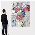 Picture of Bright Cabbage Florals _GroupedProduct_Rectangle_Portrait_Canvas_
