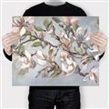 Picture of Pink Mangnolias Branch II _GroupedProduct_Rectangle_Landscape_Canvas_